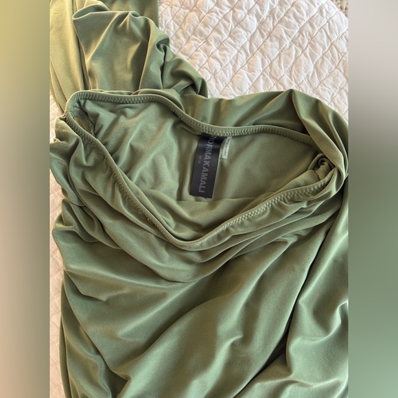 Norma Kamali Diana Gown - Celadon - Picture 6 of 7